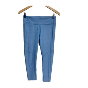 Girlfriend Collective croppef high rise leggings baby blue - S